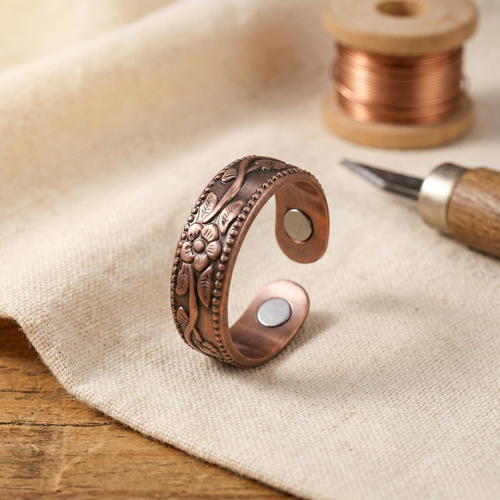 Rose's Petal Copper Ring