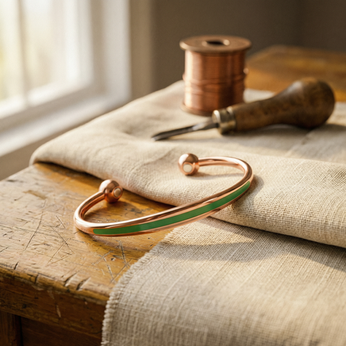 Parker's Jade Copper Bracelet