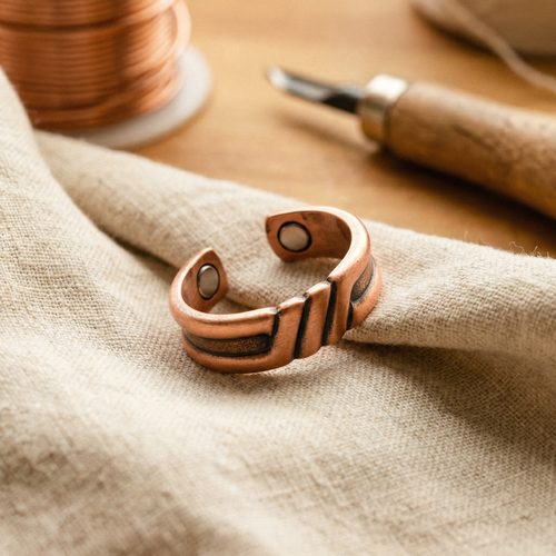 Rose's Peat Copper Ring
