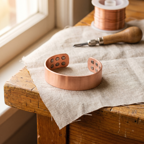 Parker's Anvil Copper Bracelet