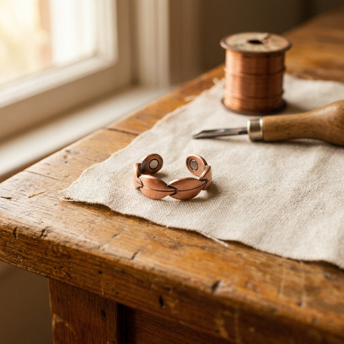 Rose's Bind Copper Ring