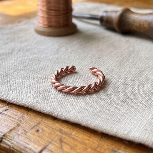 Rose's Copper Tensor Ring