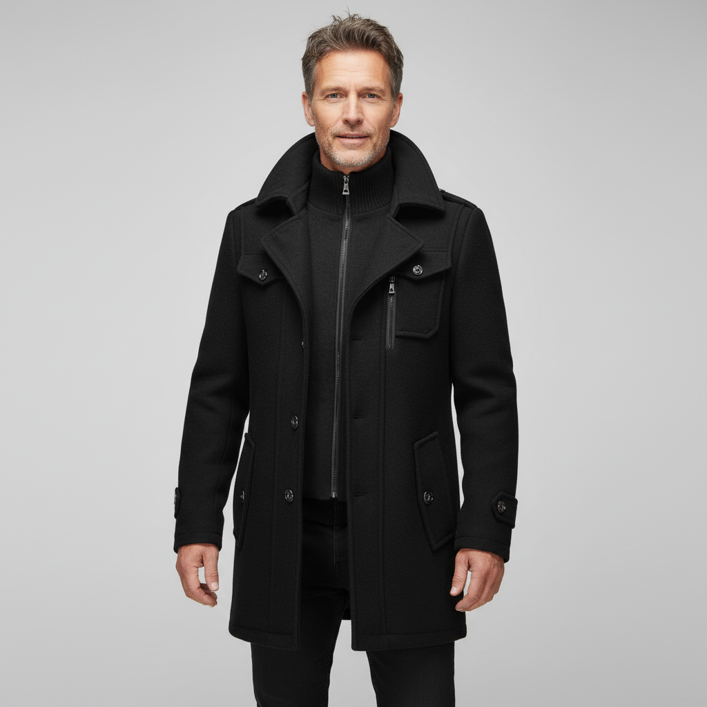 Nordelle | Double-Collar Trench Coat