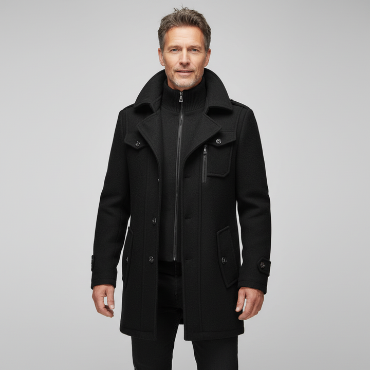 Nordelle | Double-Collar Trench Coat