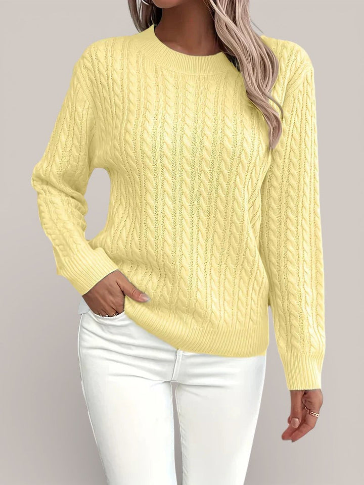 Camille | Pull à torsades classique
