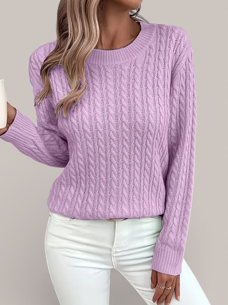 Camille | Pull à torsades classique