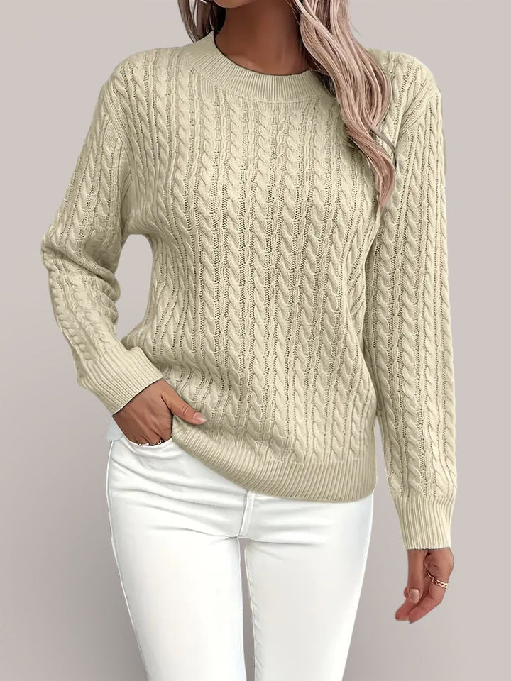 Camille | Pull à torsades classique