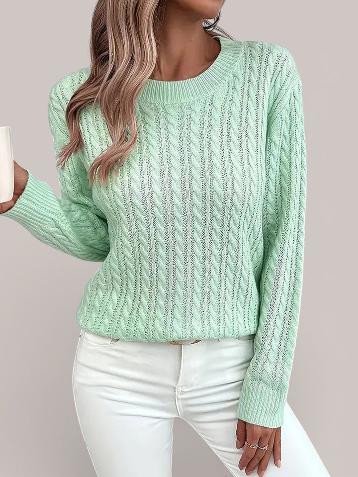 Camille | Pull à torsades classique