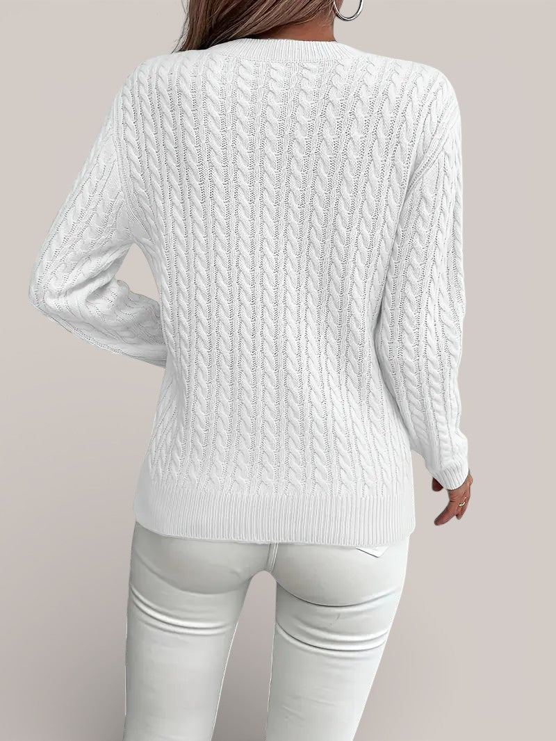Camille | Pull à torsades classique