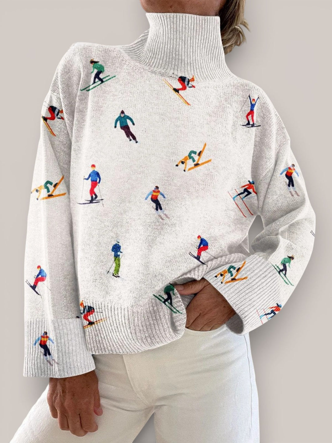 Nina | Pull ski rétro