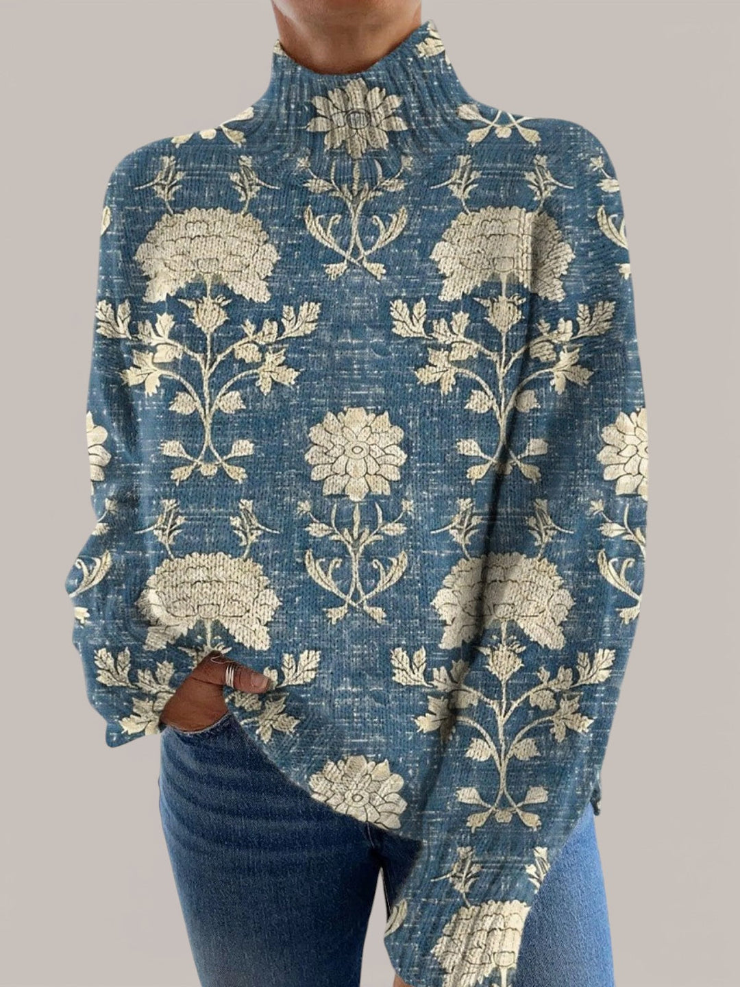 Célestine | Pull douceur florale
