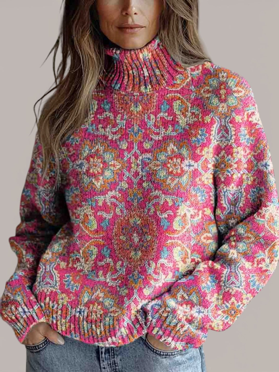Eva | Pull rétro ethnique