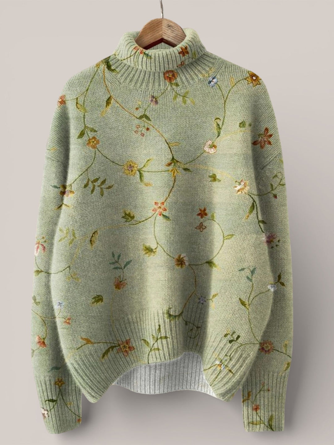 Nora | Sous-pull fleuri chic