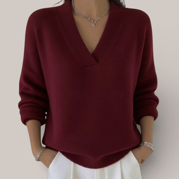 Vivienne | Pull élégant en maille soft